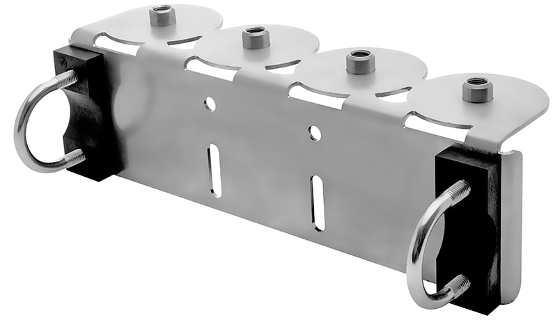 Mounting bracket STAR rail mount 4-point G1/4 female incl. 2 U-Bolts