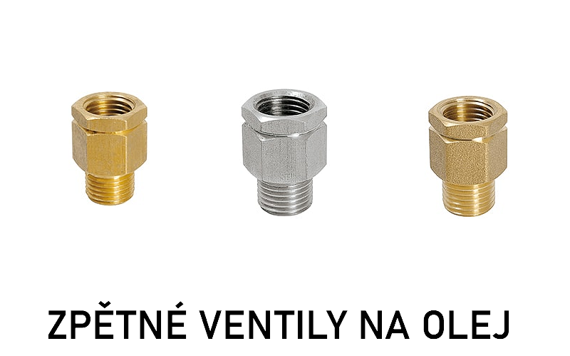 zpetne ventily na olej